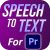 Adobe Speech to Text v12.0 for Premiere Pro 2024 + crack